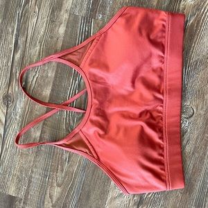 Alo yoga sunburnt high neck sports bra.
